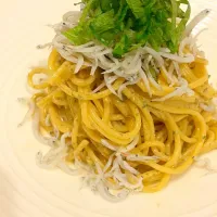 Snapdishの料理写真:大葉とジャコの豆腐クリーム冷製パスタ|TJさん