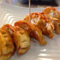 Snapdishの料理写真:Hot Garlic Potstickers @ Bon Chon in Sunnyvale, CA|Natsuko Bayさん