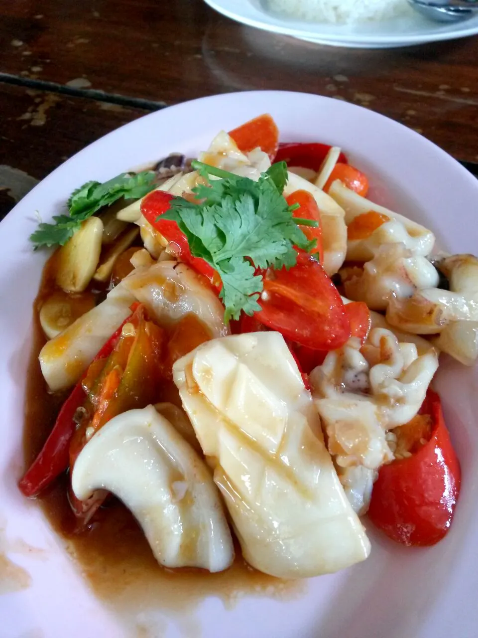 Fried Squid with Salt Egg|Jeab Lertさん