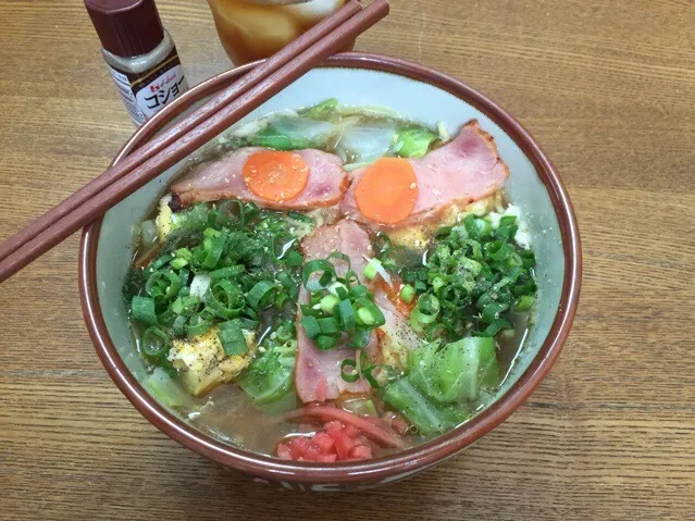 マルちゃん正麺🍜、醤油味❗️꒰#'ω`#꒱੭✨|サソリさん