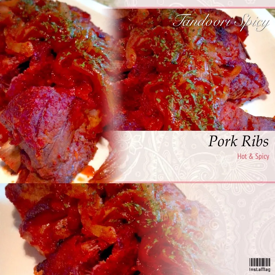 Homemade Hot&Spicy Tandoori Pork Ribs oven baked|Emanuel Hayashiさん