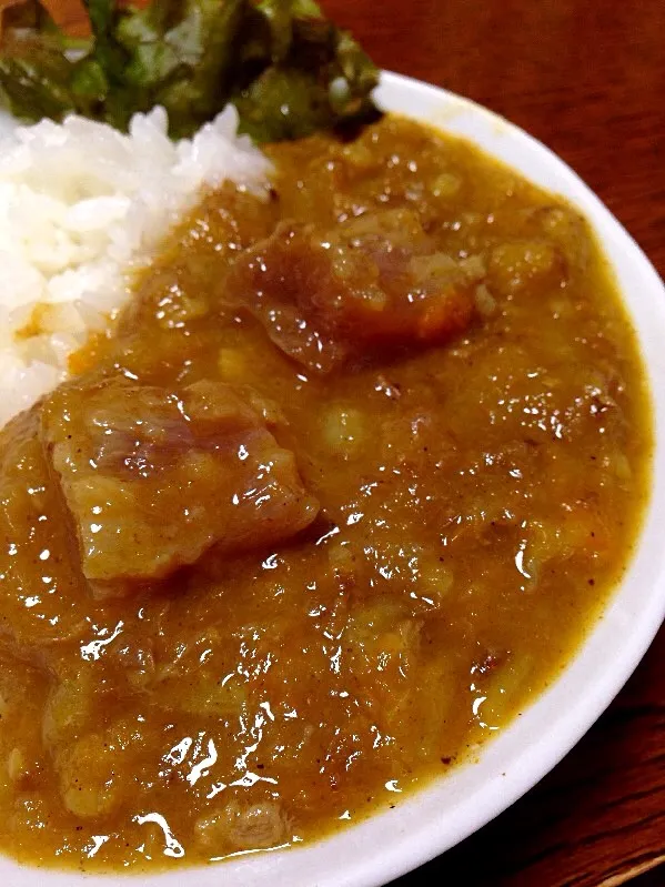 ルウなしでカロリーOFFの牛すじカレー|よーさん