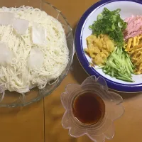 Snapdishの料理写真:素麺(^o^)|Hitomi  Kondouさん