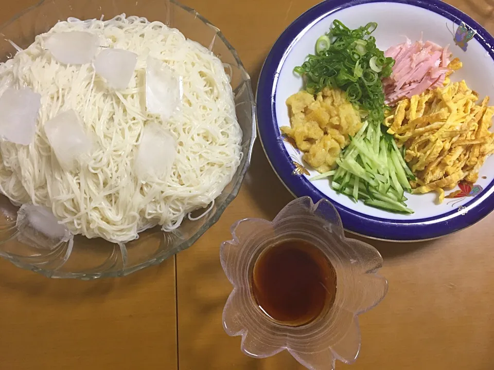 Snapdishの料理写真:素麺(^o^)|Hitomi  Kondouさん