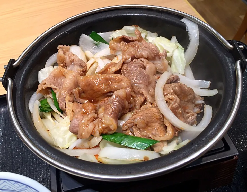 野菜すき焼き御膳〜〜😜😋😋      byYOSHINOYA（笑）|きのすけ〜さん