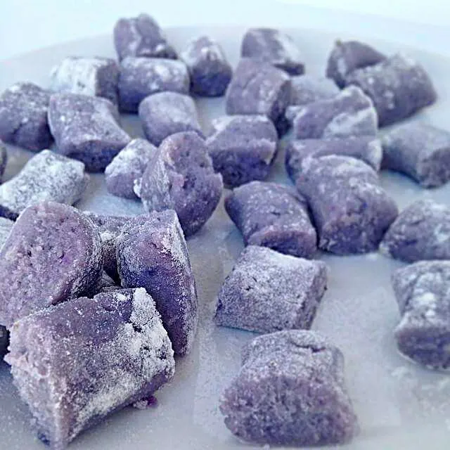 Snapdishの料理写真:Purple potato gnocchi|CHUENCHAIさん