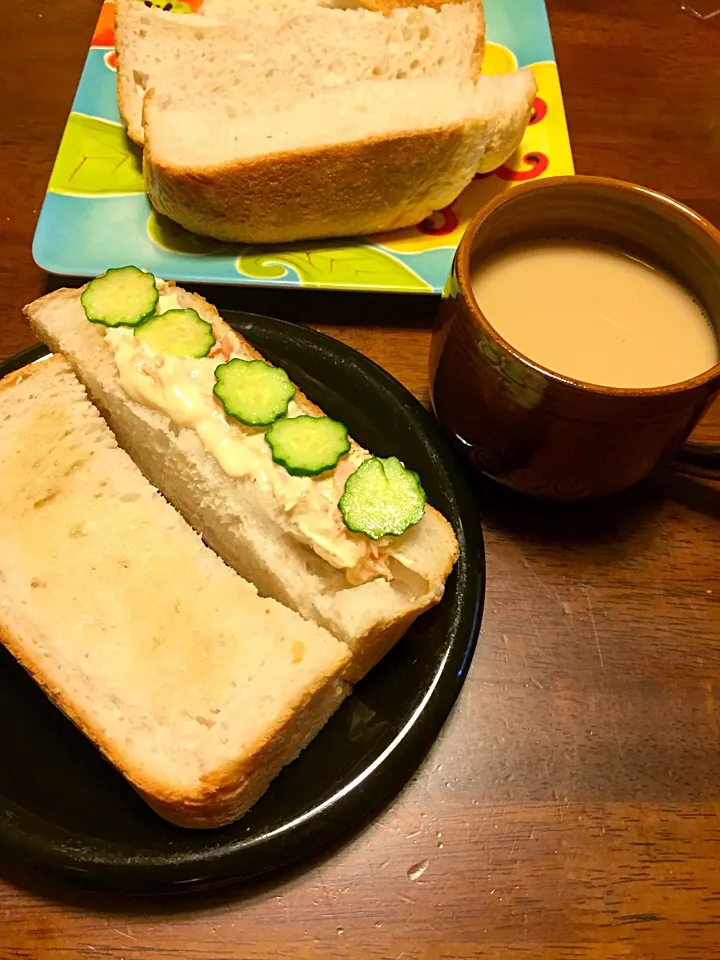 ココナッツ&くるみ🍞で旦那様の朝ごパン´◡`|さくたえさん