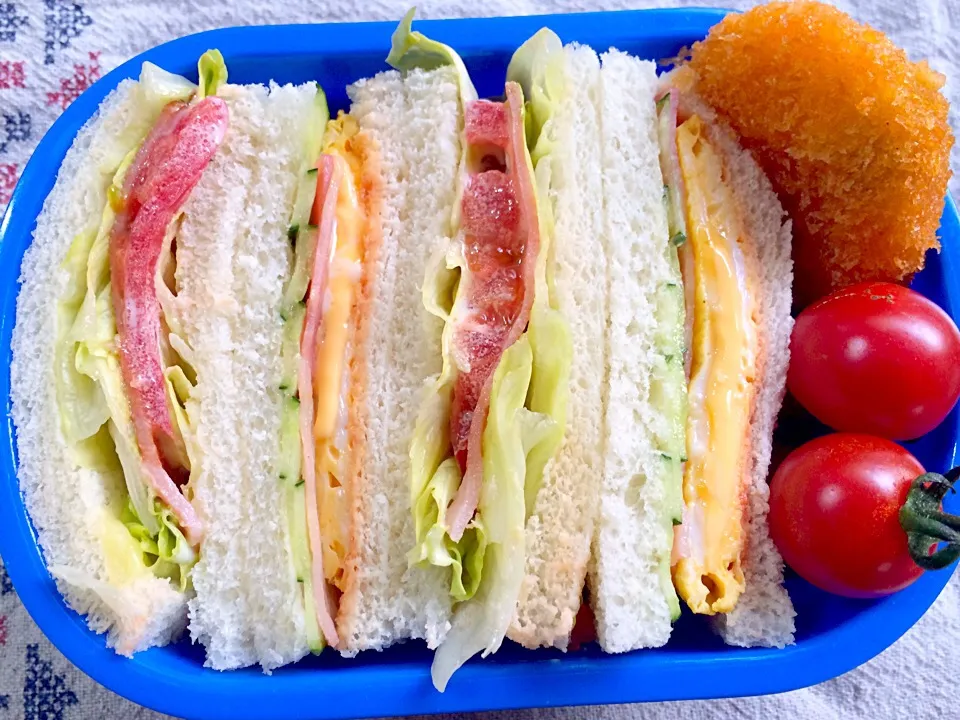 Lunch box☆Sandwich🎵ｻﾝﾄﾞｳｨｯﾁ|🌈Ami🍻さん