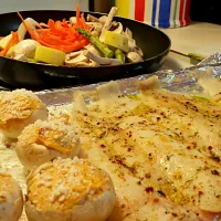 This is a roasted herb and pepper crusted flounder|albettさん