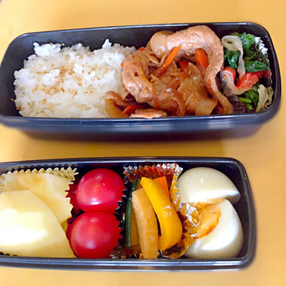 Snapdishの料理写真:中学生男子弁当_20150518|caori ytさん