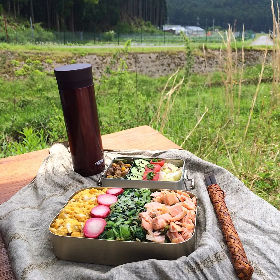 ピクニック・ランチ♬ (▰˘◡˘▰)☝︎|Yoshinobu Nakagawaさん