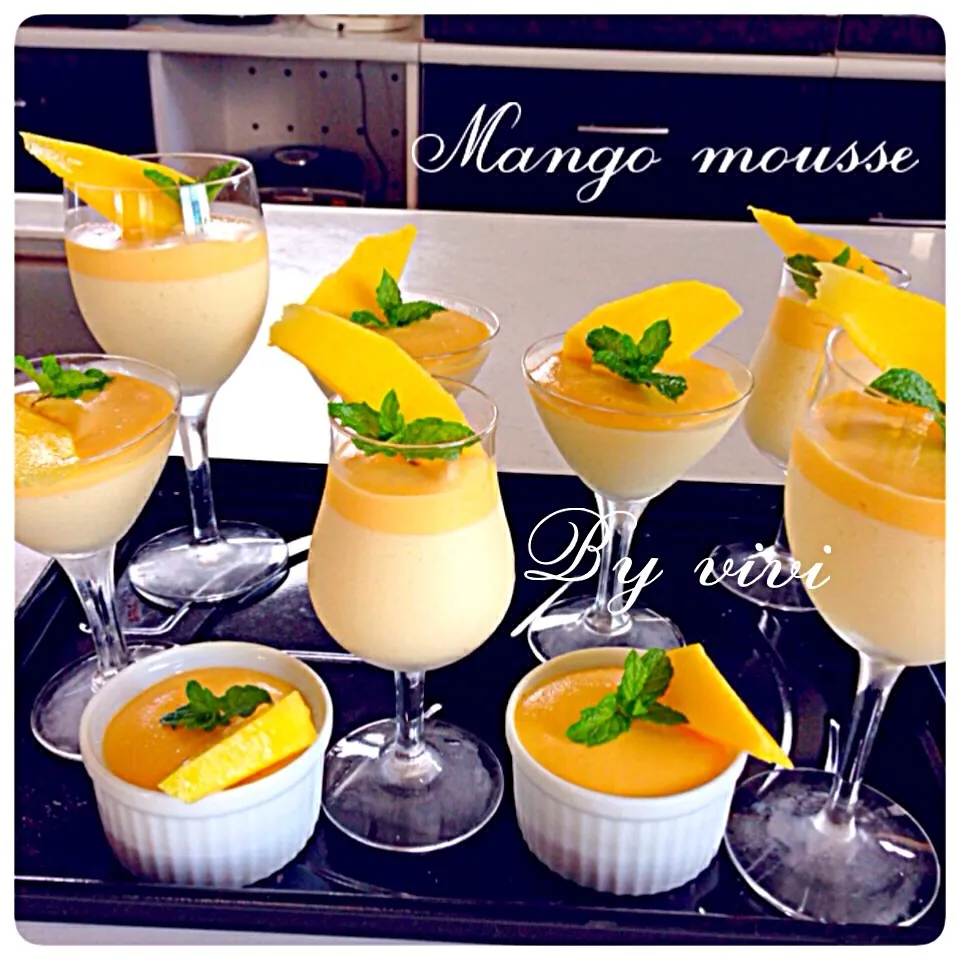 Snapdishの料理写真:Mango mousse|viviさん