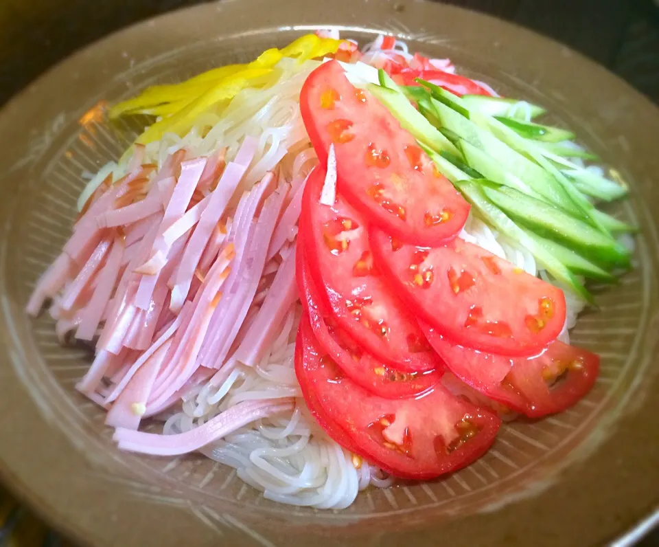 昼、あり合わせで 冷や素麺|mottoさん