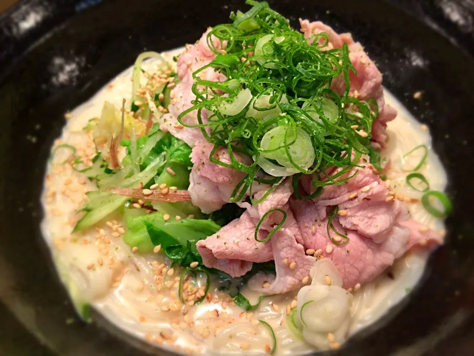 豚しゃぶ豆乳胡麻汁そうめん1|半田手延べそうめんの店 阿波や壱兆さん