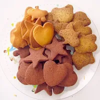 Snapdishの料理写真:cookie ココア、紅茶、ぷれーん！|(ぱんだó㉨ò)さん