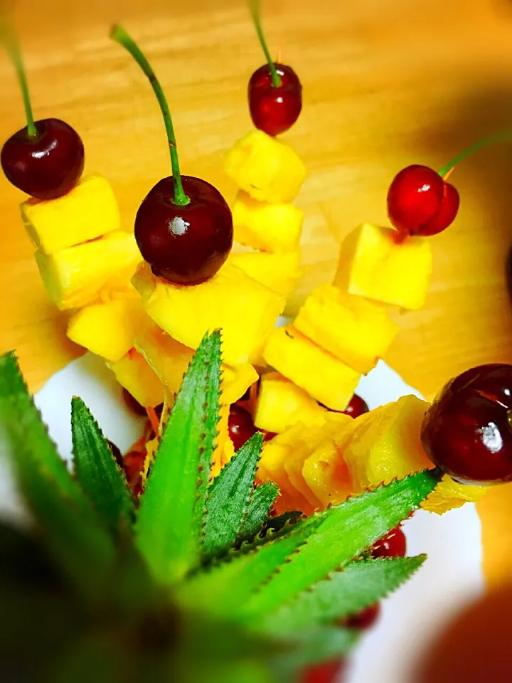 Pineapple and Cherries|Laarni Nabongさん