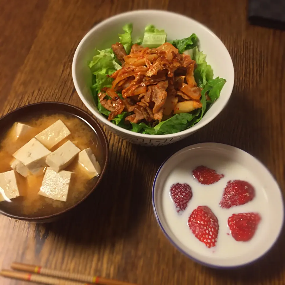 豚キムチ丼|runさん