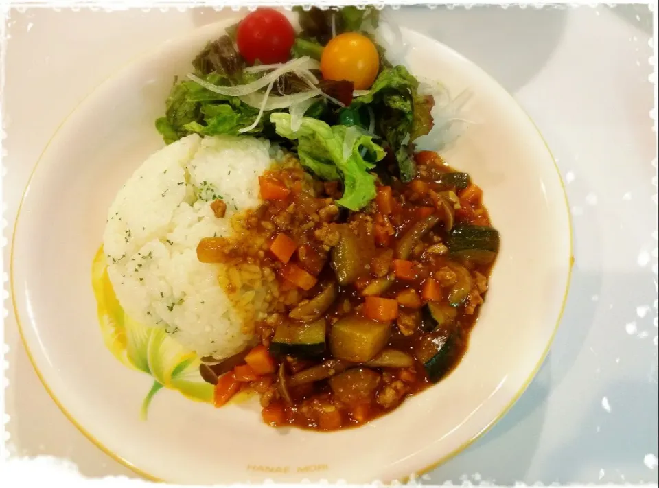 りまこさんの時間がない日は、もうこれで^^;フライパンで20分でできる挽肉キーマカレー❤️|きみちさん