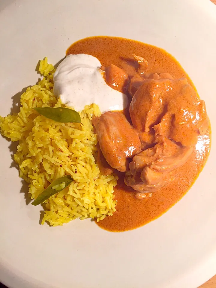 Butter Chicken + Spiced Turmeric Basmati Rice|Chrisy Hillさん