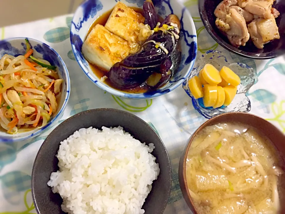 褒められ揚げ豆腐の夜ご飯|あやさん