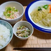 Snapdishの料理写真:おとなごはん🌺あっさりロールキャベツの日|まゆなかfamilyさん