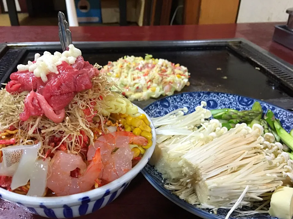 Snapdishの料理写真:月島もんじゃ能登|Mehco Coconutvanillaさん