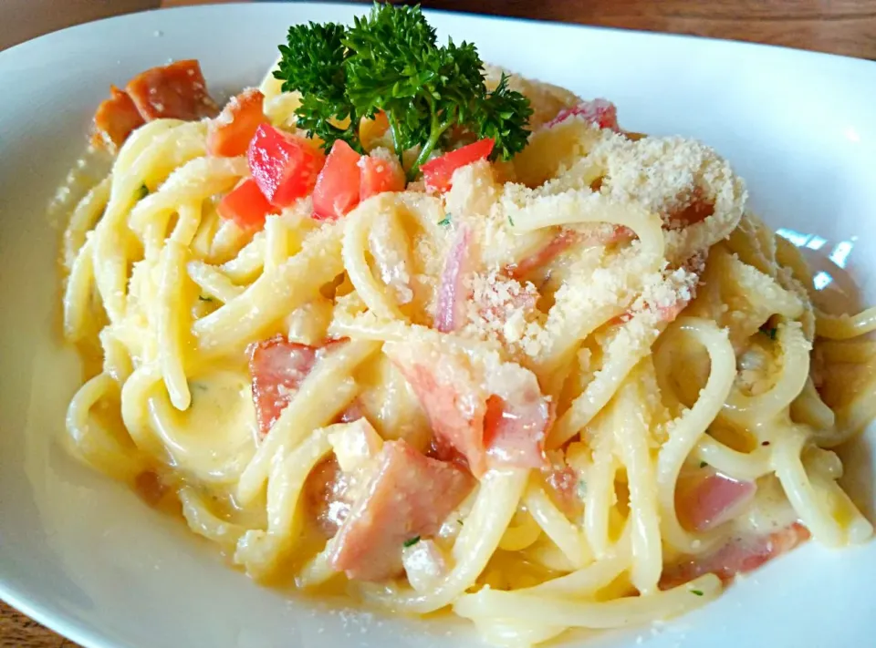 Spaghetti Carbonara|Bakaminna Shizenさん