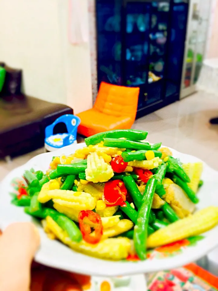 Stir fry veggies|wu lan lieさん