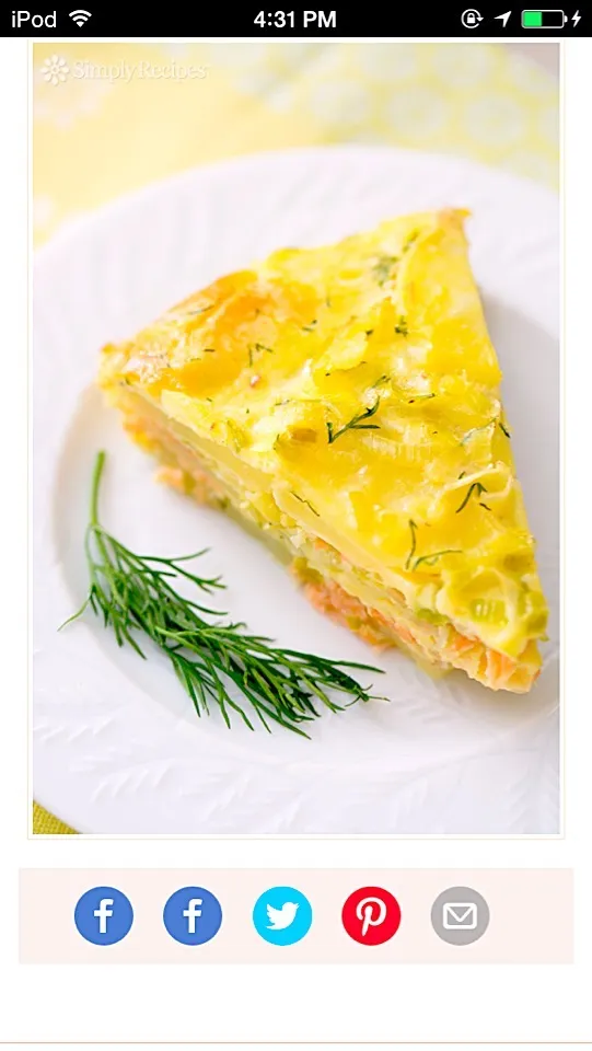 Smoked Salmon Potato Leek Torta|Samantha Grace Vernetti Shawさん