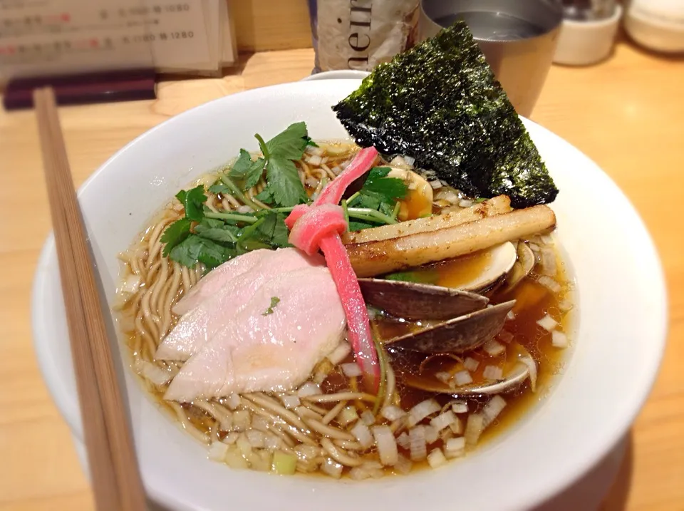 銀座むぎとオリーブ🍜😋「トリプルSOBA」|アライさんさん