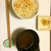 Snapdishの料理写真:新生姜と蛸の釜ご飯 赤出し ハリハリ漬け|紅蓮のケロちゃんさん