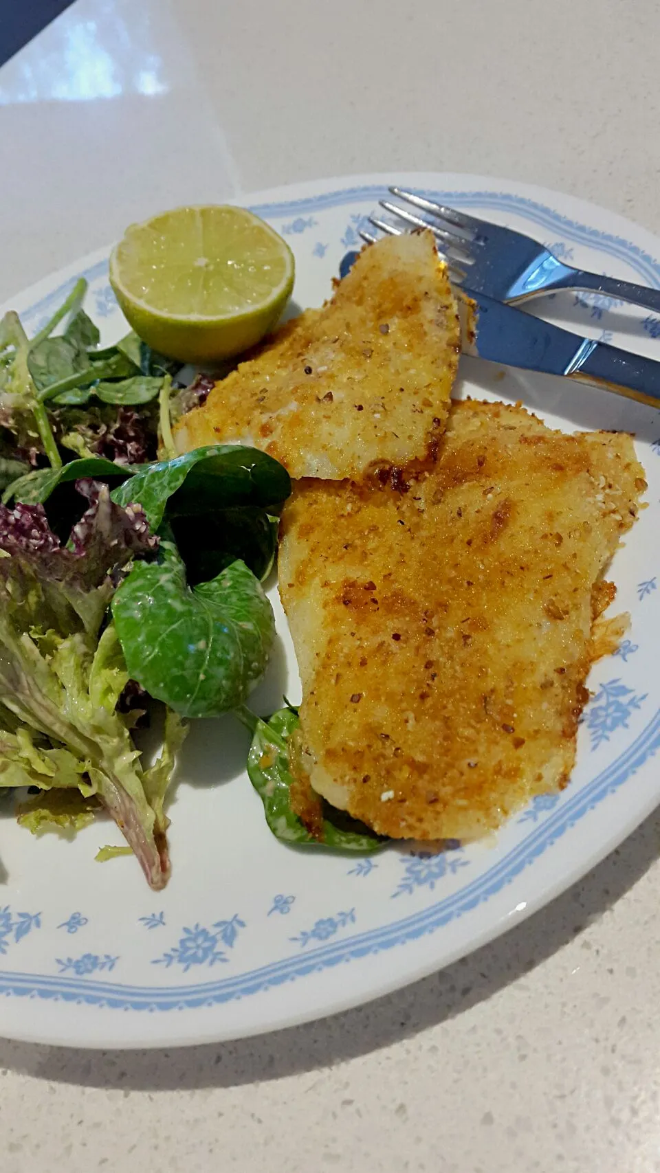 Grilled fish and salad|Georginaさん