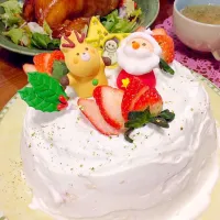 Snapdishの料理写真:2013Xmasケーキ|simejichan☆さん