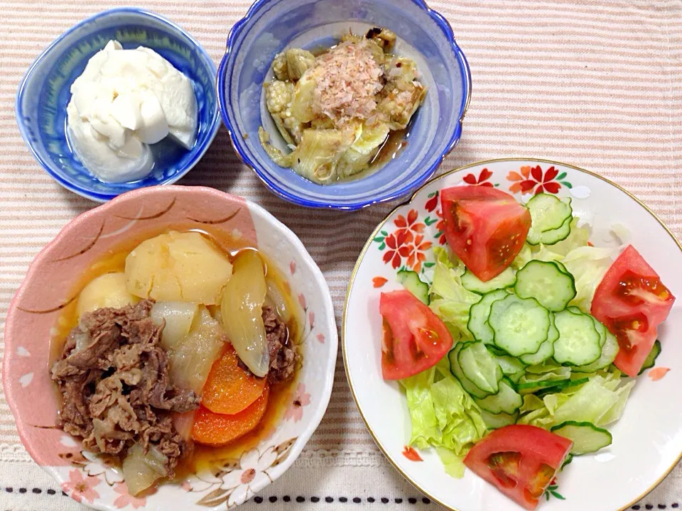 肉じゃが✨晩ごはん|ほなさん