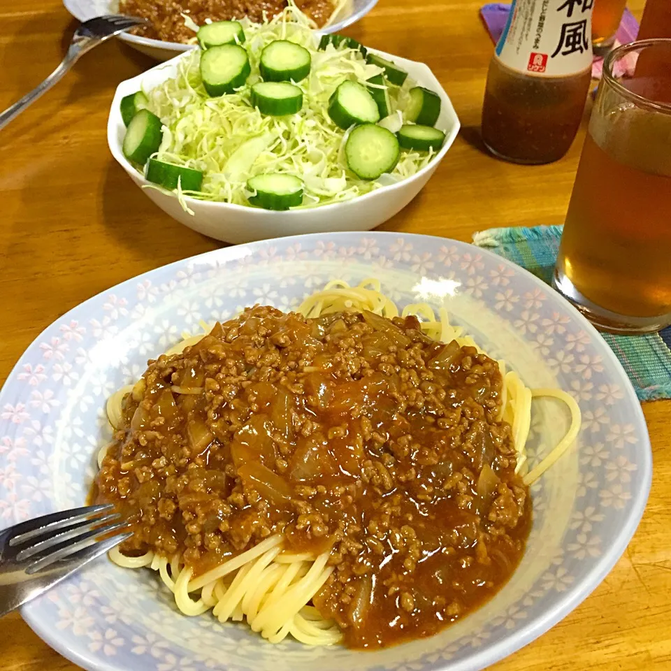 スパゲッティミートソース*\(^o^)/*|すかラインさん