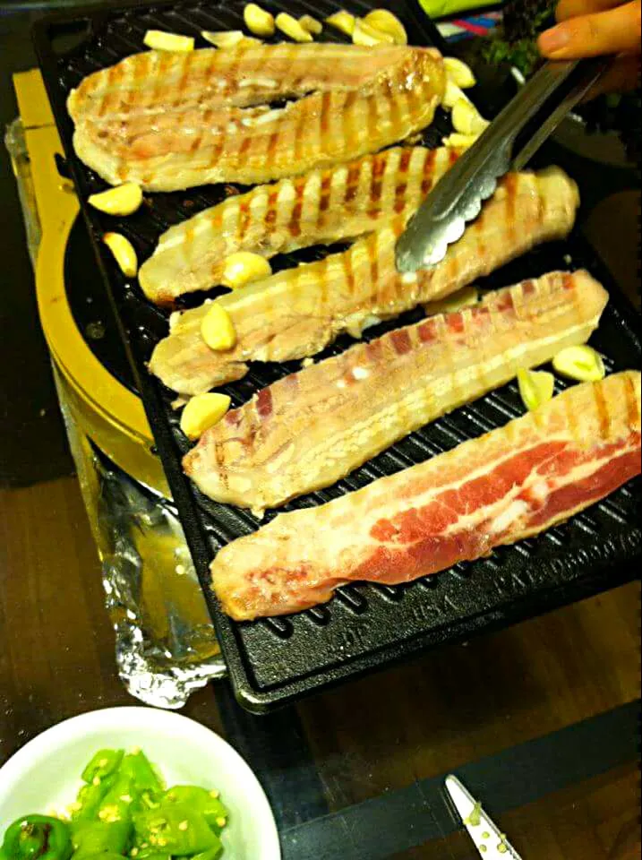 korean pork belly barbeque|Aran Leeさん