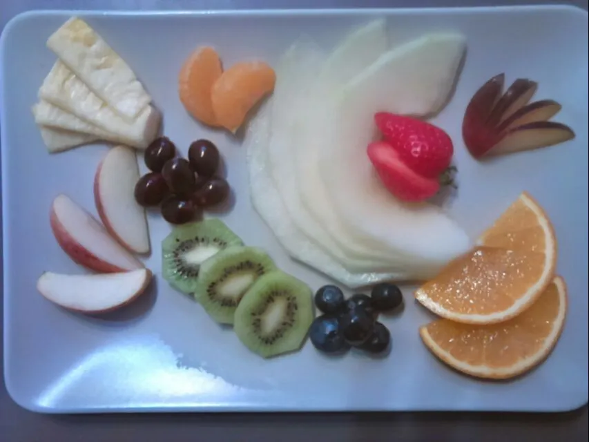 fruit fans as dessert|tessさん