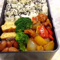 Snapdishの料理写真:今日の兄ちゃんお弁当。|naokoさん