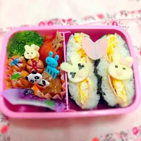 ウサギちゃん❤️おにぎらず弁当|mamah-hさん