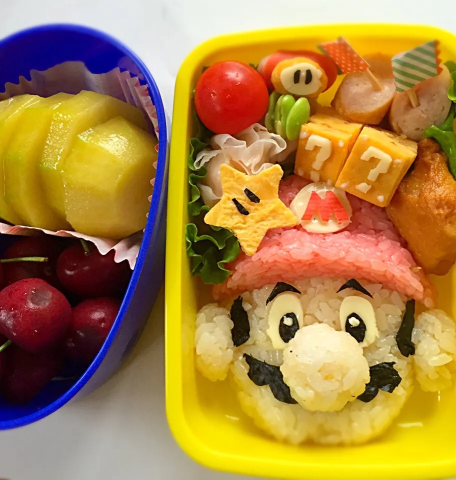 Snapdishの料理写真:マリオ弁当|Yumi Kotakeさん