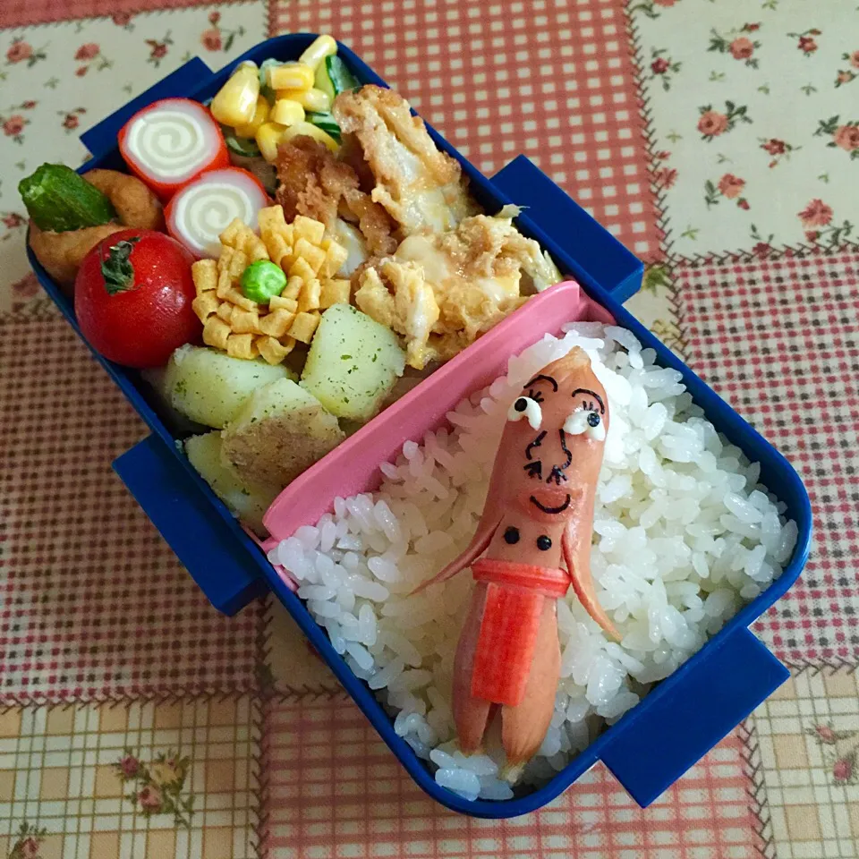 Snapdishの料理写真:ふんどし男弁当🍱|＊ゆみしぼり＊さん