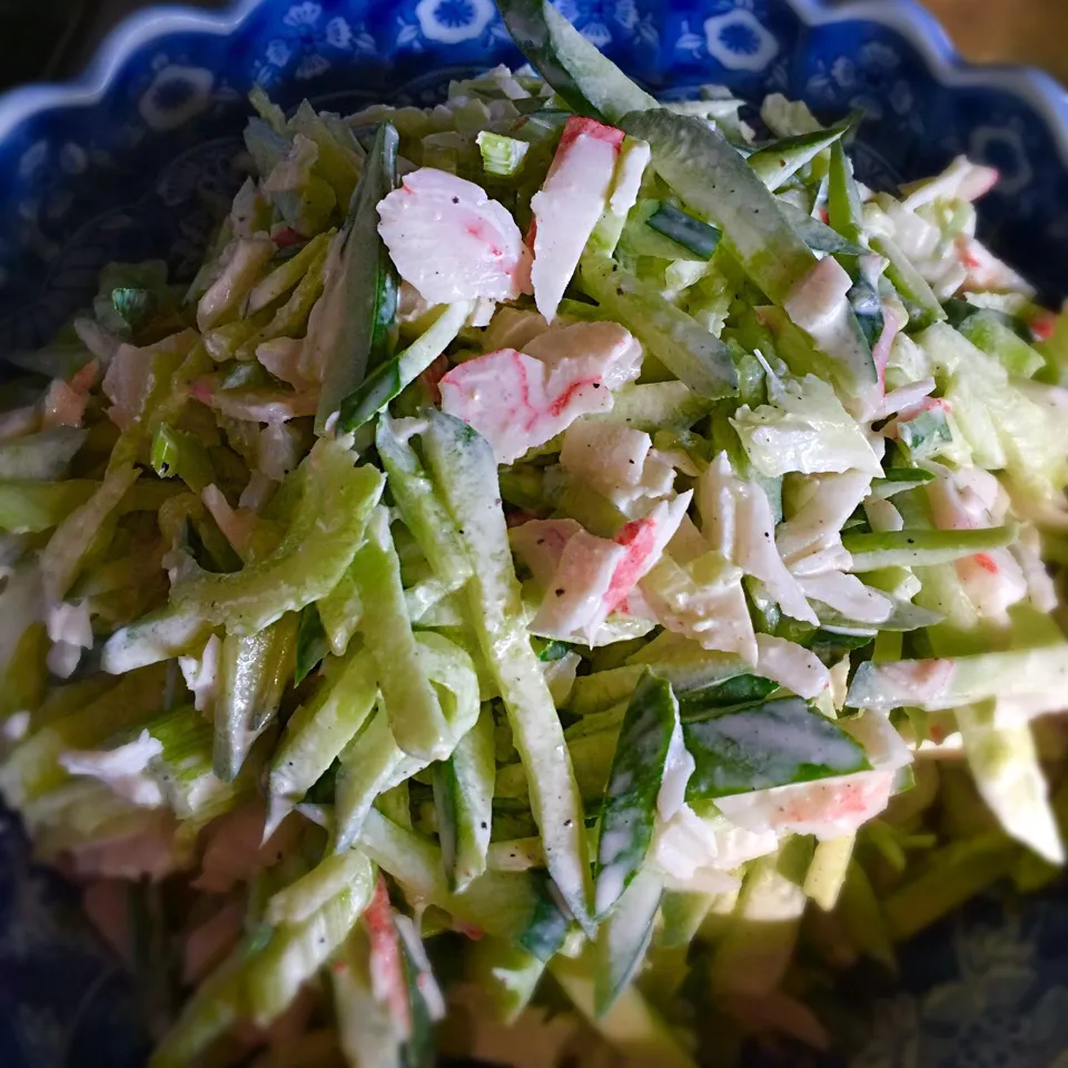 カニカマサラダ / Crab and cucumber salad|NozomiSさん