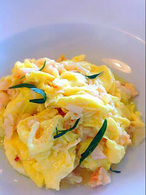 lobster shrimp scrambled eggs|CHUENCHAIさん