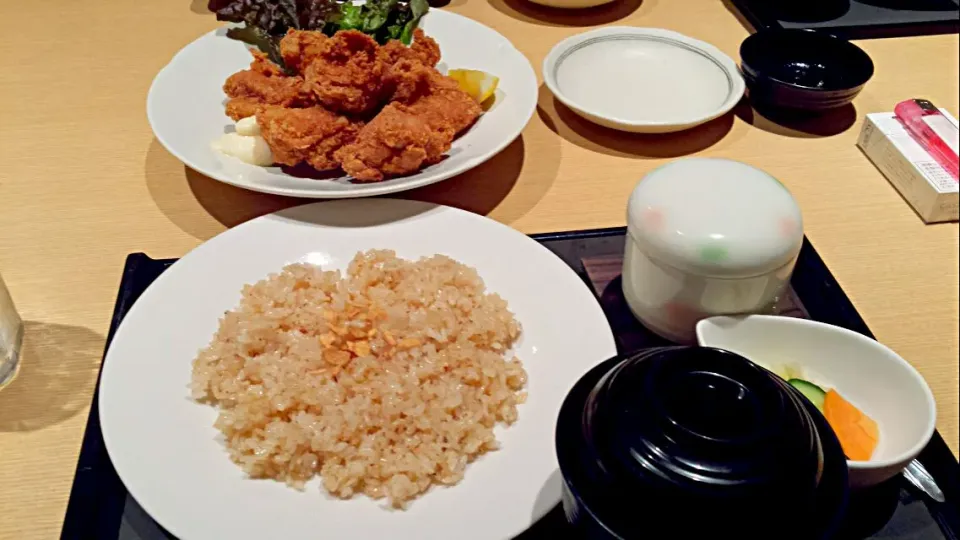 garlic rice/chicken|Pusa Kurthさん