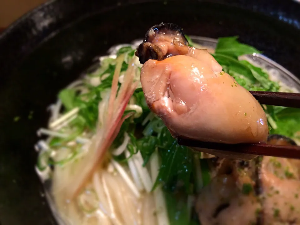 牡蠣と水菜のそうめん2|半田手延べそうめんの店 阿波や壱兆さん