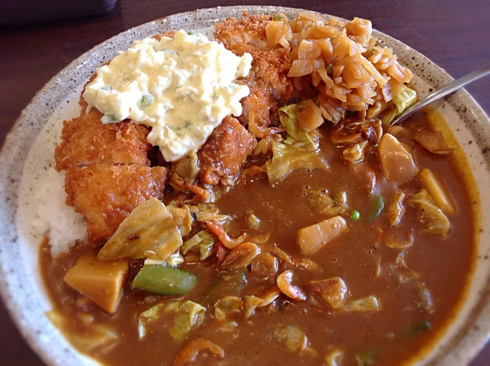 Snapdishの料理写真:CoCo壱番屋😋「桜エビとあさりの春爛漫カレー」|アライさんさん