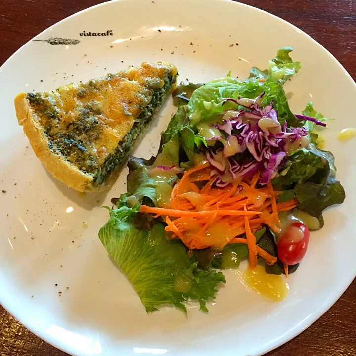 Spinach Mushroom Quiche|みいさん