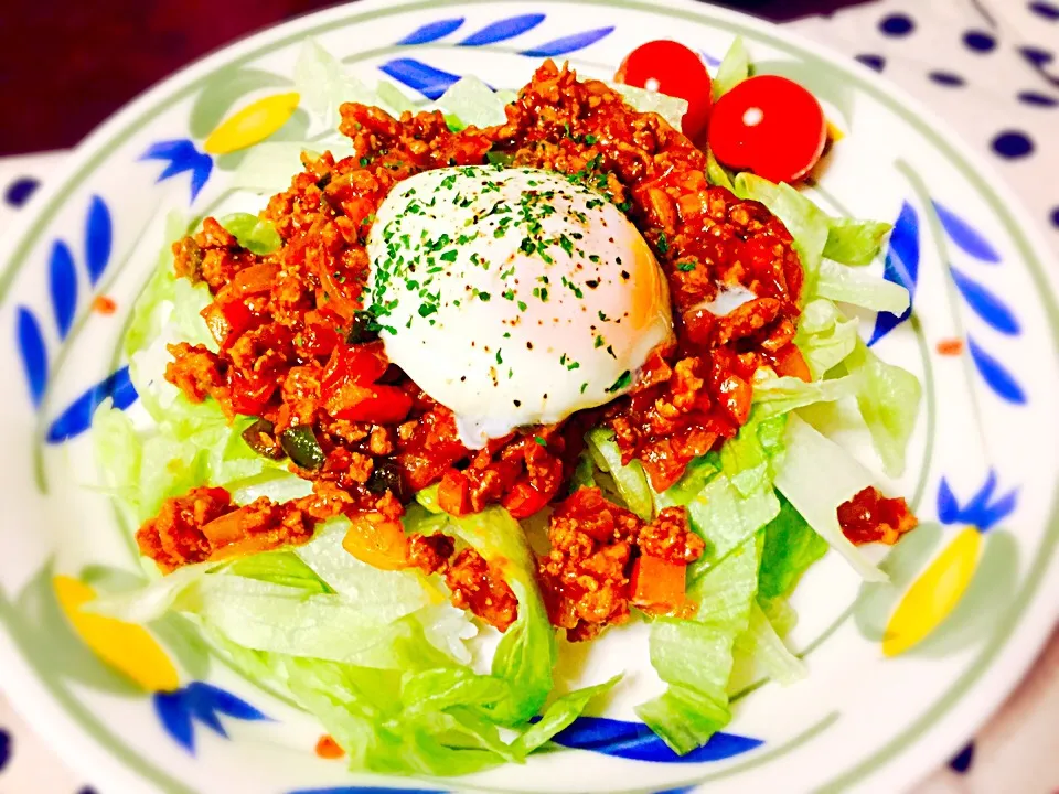 ひき肉丼|ゆっきーさん