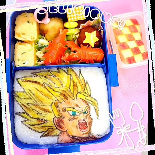 ドラゴンボール悟空スーパーサイヤ人編お弁当|maifichimamさん