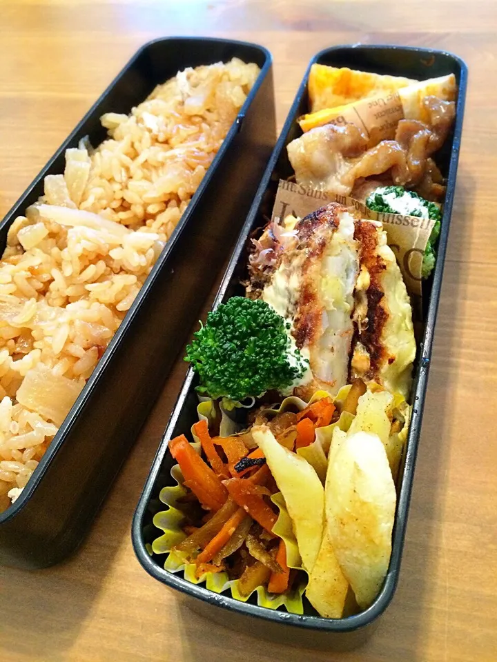 5/21 旦那さん弁当🌸|くーまんもんさん